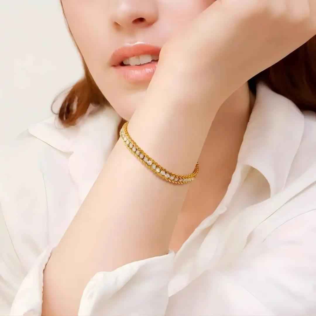 Twisted Tennis Bracelet