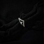 Beautiful V shaped Zircon Fashion Ring for girls / women for everyday or party wear