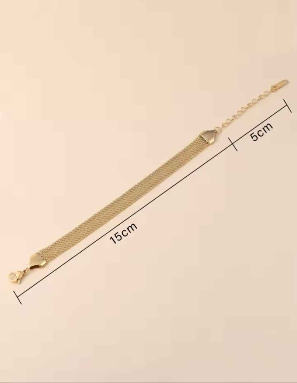 Stainless Steel Bracelet for Women Men Mesh Link Bracelet Hand Chain Jewelry