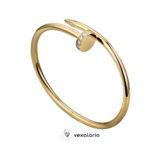 Faymira : Nail bracelet with zircon