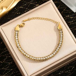 Twisted Tennis Bracelet