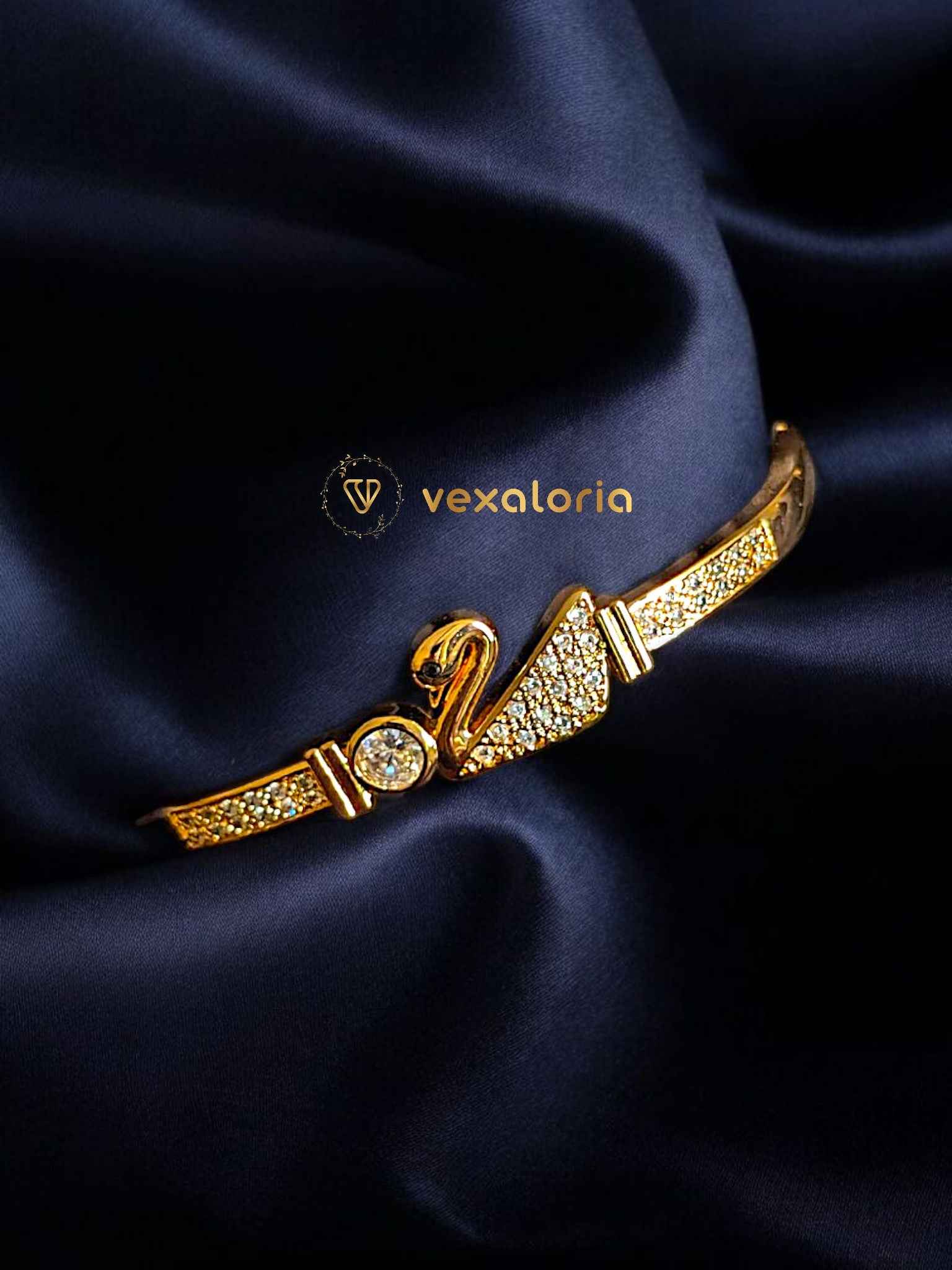 Swan Bracelets High Quality gold Plated Fashion Jewelry Cuff Bracelet Women Girls Gifts