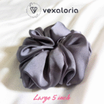 Ashy Dash Grey Scrunchies