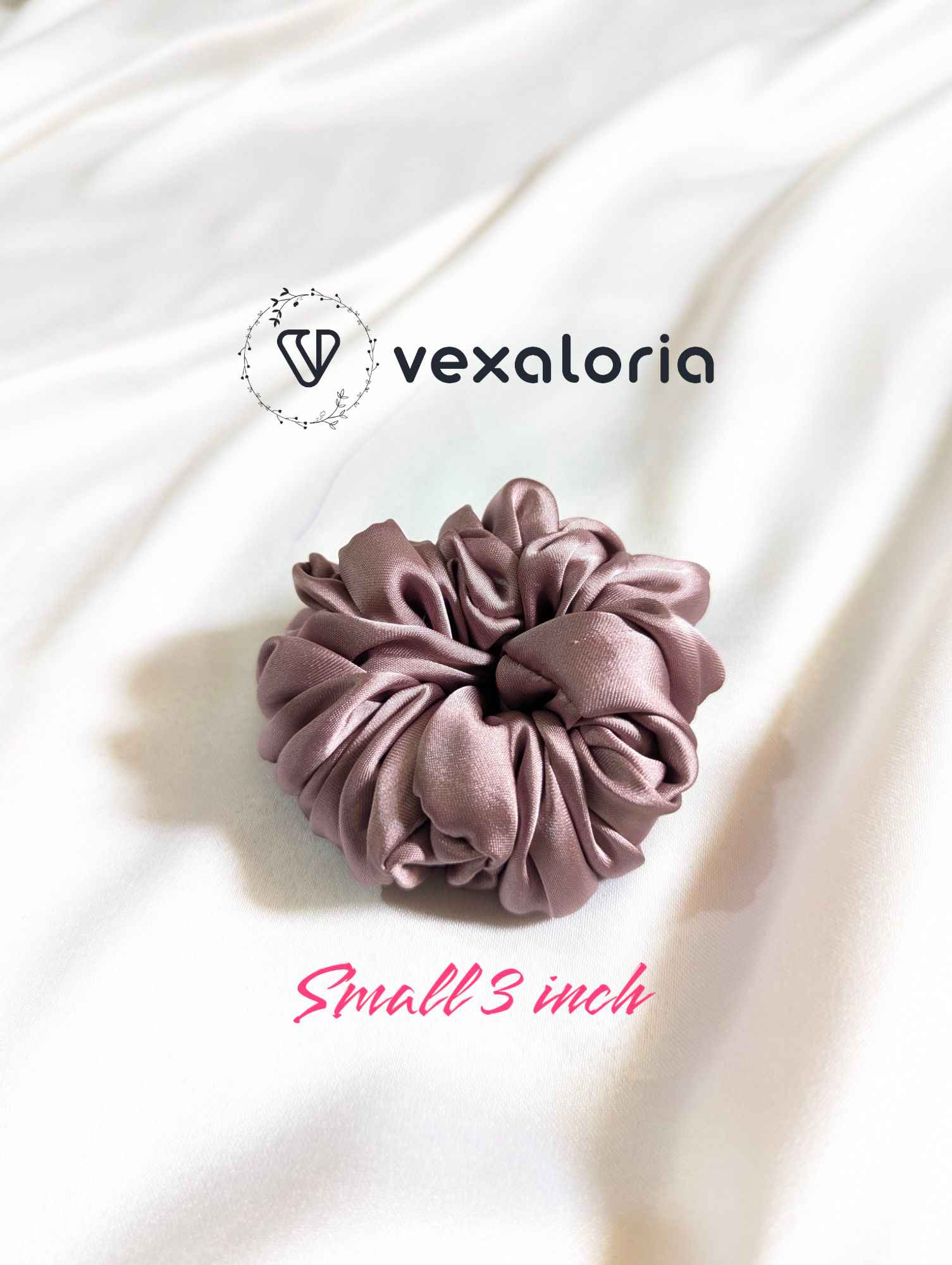 Rosy Dusk Scrunchies