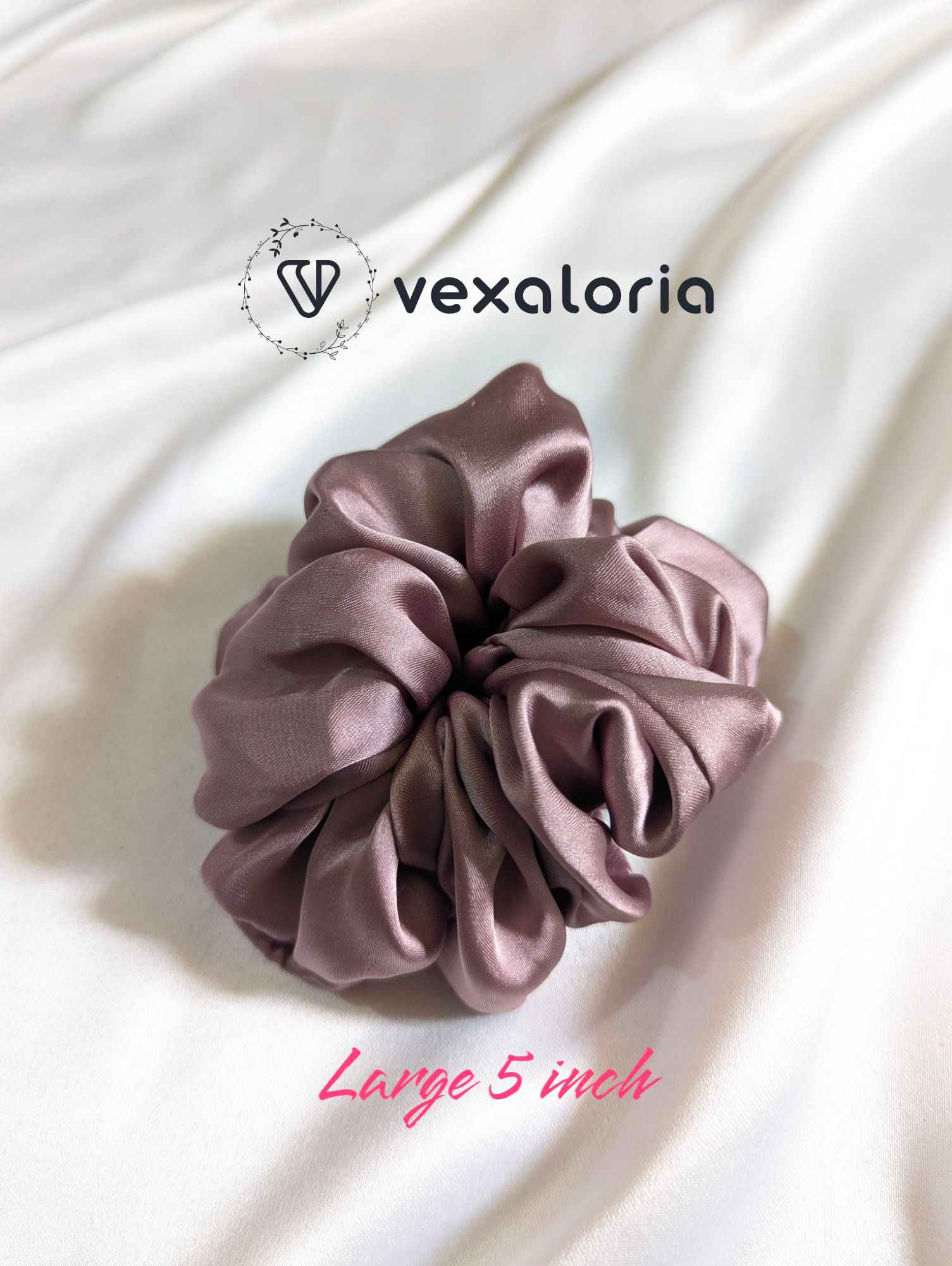 Rosy Dusk Scrunchies