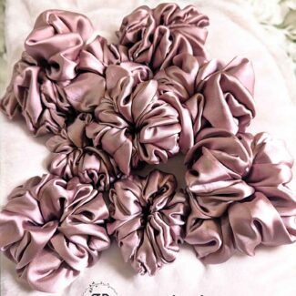 Rosy Dusk Scrunchies