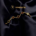 Clover Stainless Steel Bracelet - Van clef Onyx Bracelet