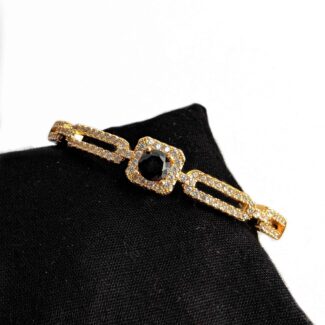 Luxury Zircon and Stone Design Gold stainless steel High quality Bracelet