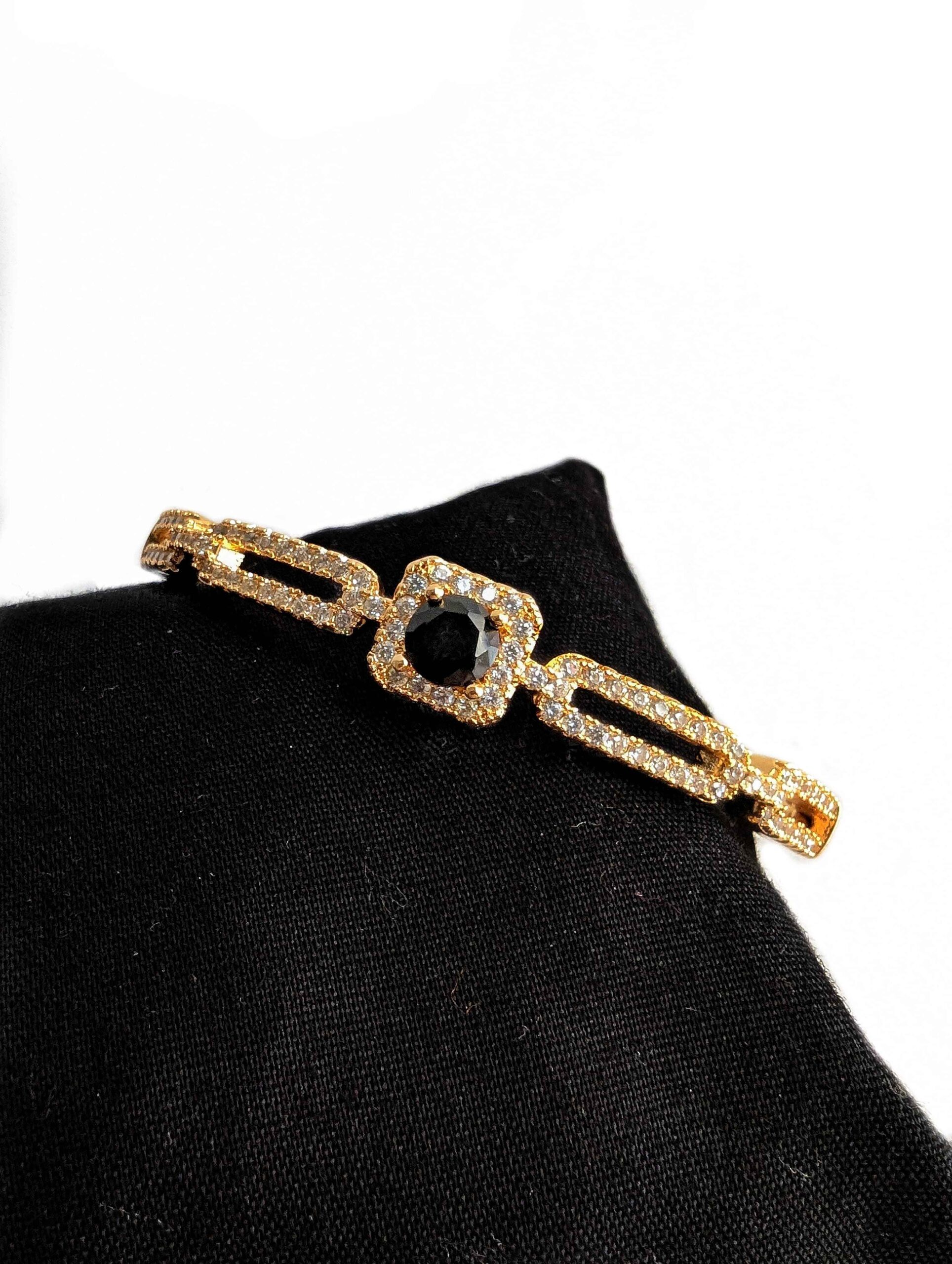 Luxury Zircon and Stone Design Gold stainless steel High quality Bracelet