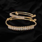 Luxury Gorgeous Design Crystal Stones Bracelet for pretty Girls and Women Highly demand zircon bracelet
