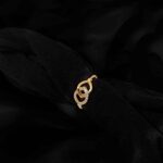 Vintage glamor Zircon Fashion Ring in Silver and golden for girls / women for everyday use